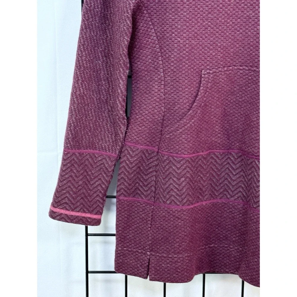prAna Tunic‎ Hoodie Jacket Womens S Red Pink Pullover Gorpcore Outdoors Bohemian
